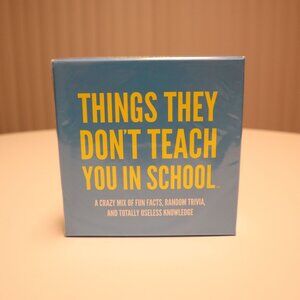 Hygge Games Things They Don't Teach You in School, 100 Cards with 440 Questions
